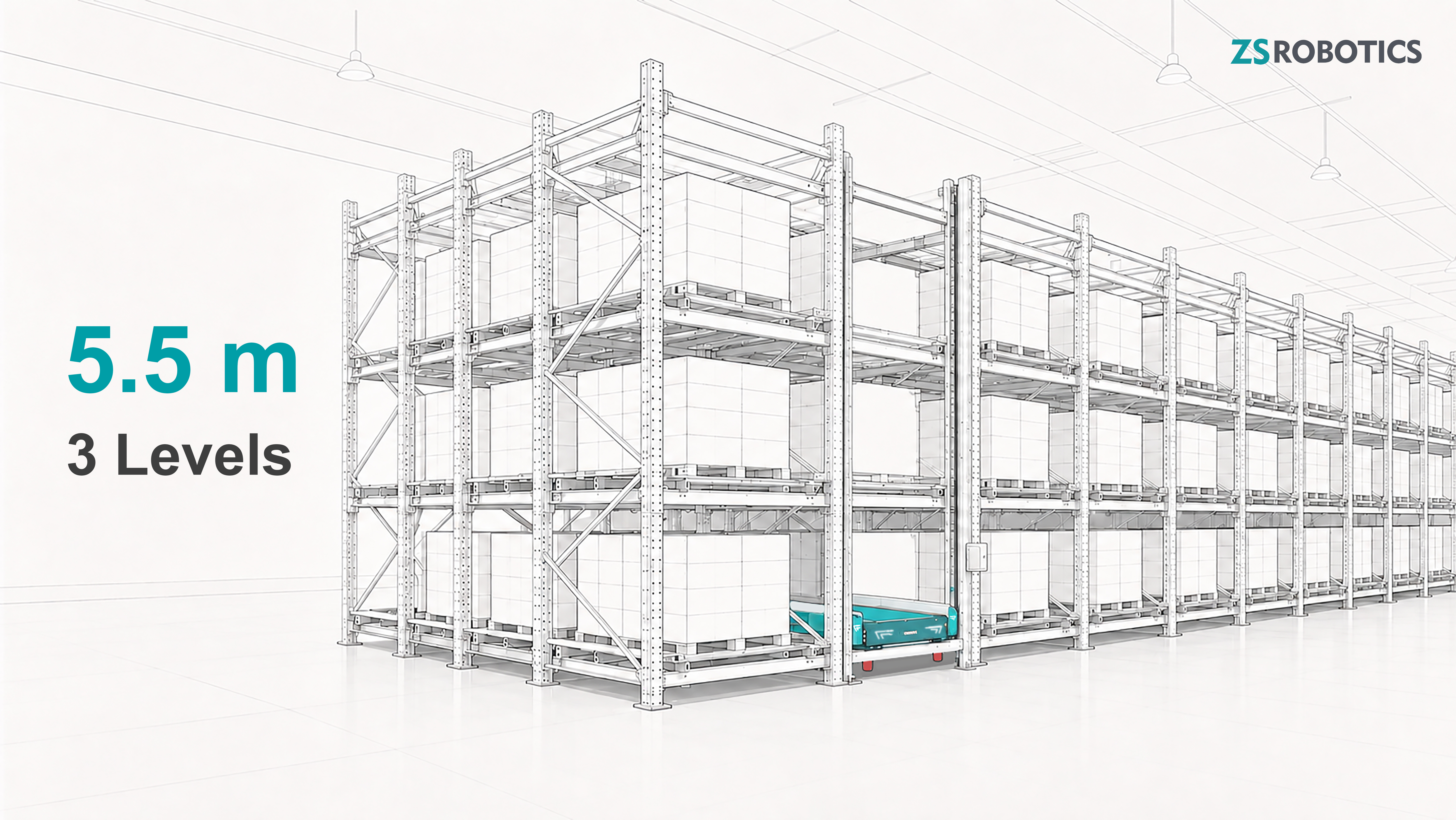 ZS Robotics Launches 5.5m Low-Height Warehouse Solution